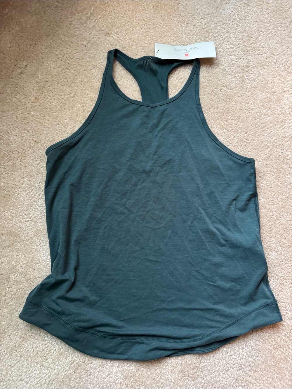 Sweaty Betty Forest Green Racerback Tank